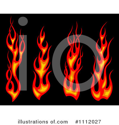 Royalty-Free (RF) Flames Clipart Illustration by Vector Tradition SM - Stock Sample #1112027