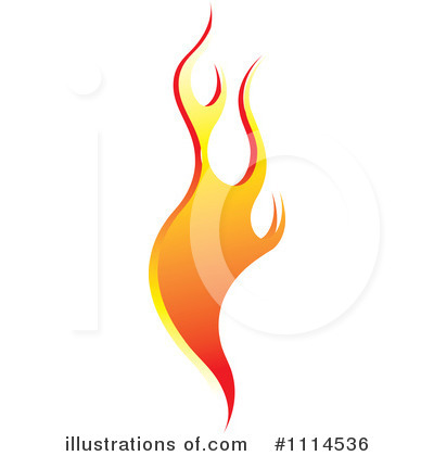 Royalty-Free (RF) Flames Clipart Illustration by Lal Perera - Stock Sample #1114536