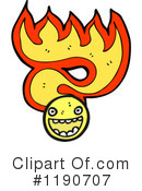 Flames Clipart #1190707 by lineartestpilot