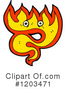 Flames Clipart #1203471 by lineartestpilot