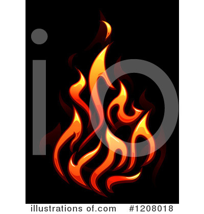 Royalty-Free (RF) Flames Clipart Illustration by BNP Design Studio - Stock Sample #1208018