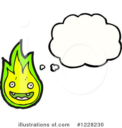 Royalty-Free (RF) Flames Clipart Illustration by lineartestpilot - Stock Sample #1228230