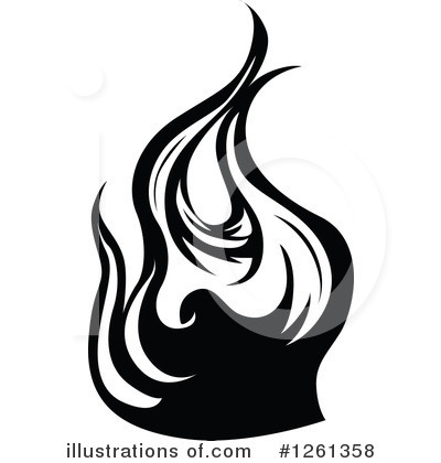 Royalty-Free (RF) Flames Clipart Illustration by Chromaco - Stock Sample #1261358
