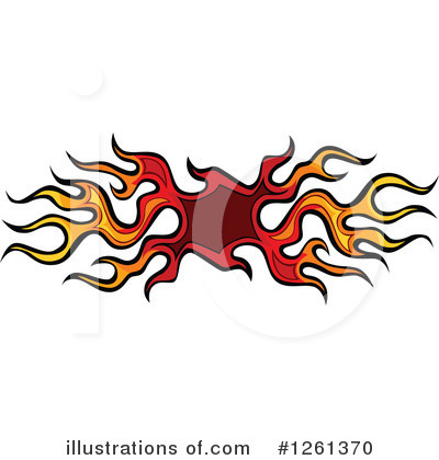 Royalty-Free (RF) Flames Clipart Illustration by Chromaco - Stock Sample #1261370
