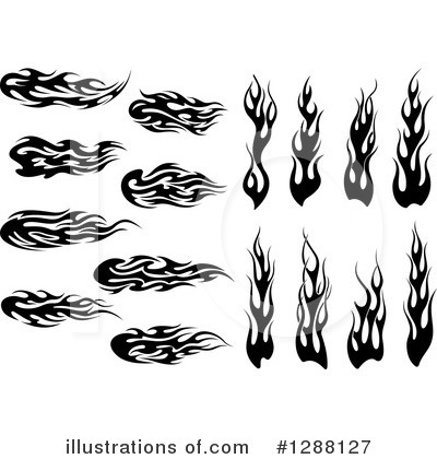 Royalty-Free (RF) Flames Clipart Illustration by Vector Tradition SM - Stock Sample #1288127