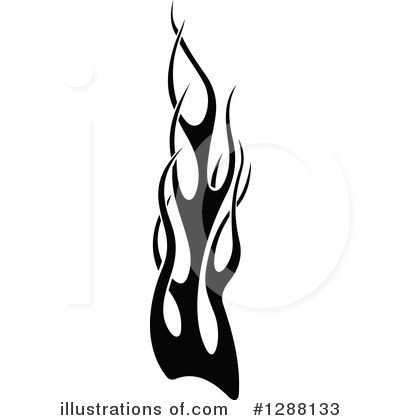 Flame Design Clipart #1288133 by Vector Tradition SM