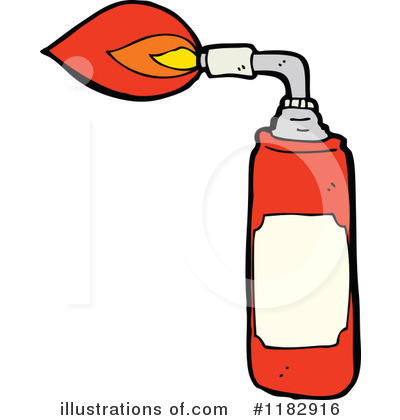 Royalty-Free (RF) Flamethrower Clipart Illustration by lineartestpilot - Stock Sample #1182916