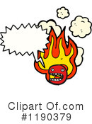 Flaming Monster Clipart #1190379 by lineartestpilot