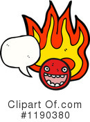 Flaming Monster Clipart #1190380 by lineartestpilot