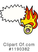 Flaming Monster Clipart #1190382 by lineartestpilot