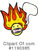 Flaming Monster Clipart #1190385 by lineartestpilot