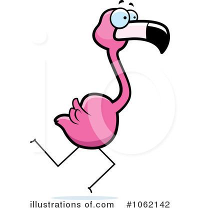 Flamingo Clipart #1062142 by Cory Thoman