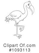 Flamingo Clipart #1093113 by Alex Bannykh