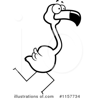 Royalty-Free (RF) Flamingo Clipart Illustration by Cory Thoman - Stock Sample #1157734