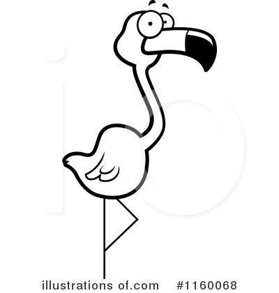 Royalty-Free (RF) Flamingo Clipart Illustration by Cory Thoman - Stock Sample #1160068