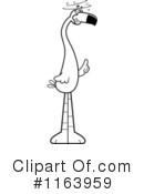Flamingo Clipart #1163959 by Cory Thoman