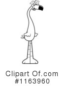 Flamingo Clipart #1163960 by Cory Thoman