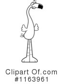 Flamingo Clipart #1163961 by Cory Thoman