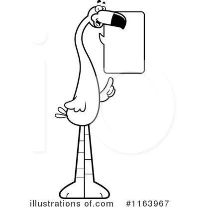 Royalty-Free (RF) Flamingo Clipart Illustration by Cory Thoman - Stock Sample #1163967