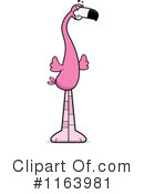 Flamingo Clipart #1163981 by Cory Thoman