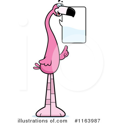 Flamingo Clipart #1163987 by Cory Thoman