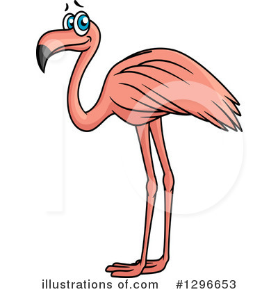 Royalty-Free (RF) Flamingo Clipart Illustration by Vector Tradition SM - Stock Sample #1296653
