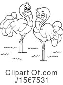 Flamingo Clipart #1567531 by visekart