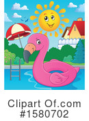 Flamingo Clipart #1580702 by visekart