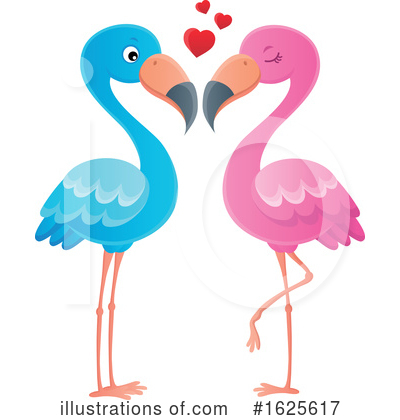 Flamingo Clipart #1625617 by visekart