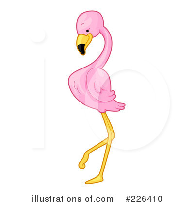 Royalty-Free (RF) Flamingo Clipart Illustration by BNP Design Studio - Stock Sample #226410