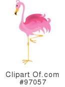 Flamingo Clipart #97057 by Pams Clipart