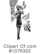Flapper Girl Clipart #1376322 by xunantunich