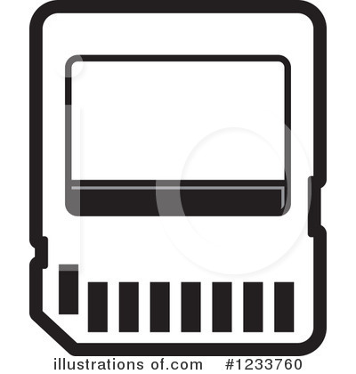 Memory Card Clipart #1233760 by Lal Perera