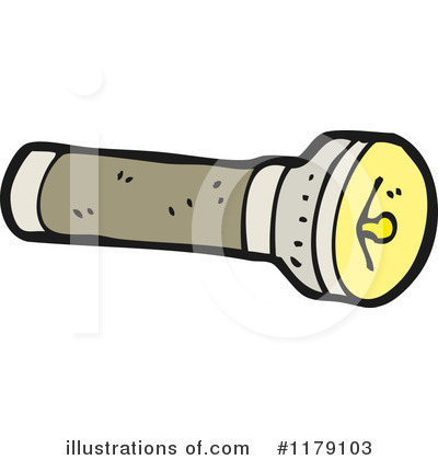 Royalty-Free (RF) Flashlight Clipart Illustration by lineartestpilot - Stock Sample #1179103