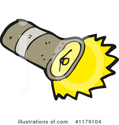 Royalty-Free (RF) Flashlight Clipart Illustration by lineartestpilot - Stock Sample #1179104