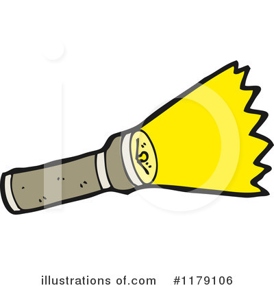 Royalty-Free (RF) Flashlight Clipart Illustration by lineartestpilot - Stock Sample #1179106