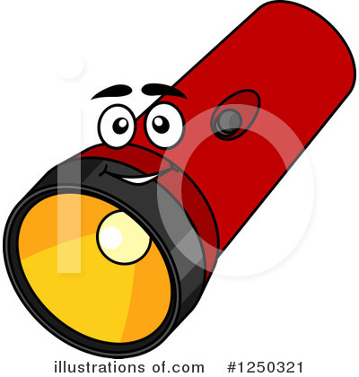Flashlight Clipart #1250321 by Vector Tradition SM