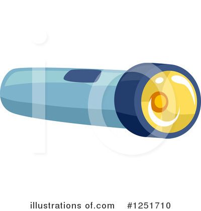 Royalty-Free (RF) Flashlight Clipart Illustration by BNP Design Studio - Stock Sample #1251710