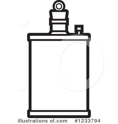 Flask Clipart #1233794 by Lal Perera