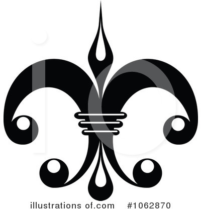 Royalty-Free (RF) Fleur De Lis Clipart Illustration by Vector Tradition SM - Stock Sample #1062870
