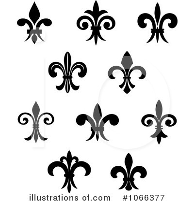 Royalty-Free (RF) Fleur De Lis Clipart Illustration by Vector Tradition SM - Stock Sample #1066377