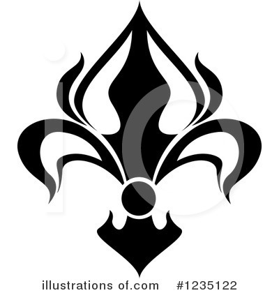 Royalty-Free (RF) Fleur De Lis Clipart Illustration by Vector Tradition SM - Stock Sample #1235122