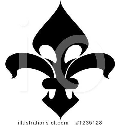 Royalty-Free (RF) Fleur De Lis Clipart Illustration by Vector Tradition SM - Stock Sample #1235128
