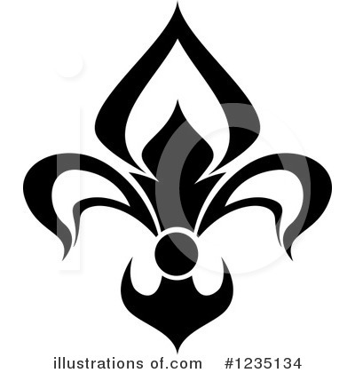 Royalty-Free (RF) Fleur De Lis Clipart Illustration by Vector Tradition SM - Stock Sample #1235134