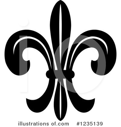 Royalty-Free (RF) Fleur De Lis Clipart Illustration by Vector Tradition SM - Stock Sample #1235139