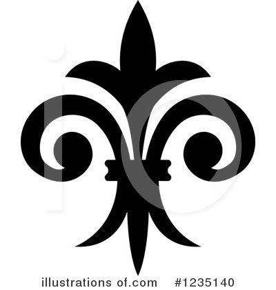 Royalty-Free (RF) Fleur De Lis Clipart Illustration by Vector Tradition SM - Stock Sample #1235140