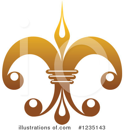 Royalty-Free (RF) Fleur De Lis Clipart Illustration by Vector Tradition SM - Stock Sample #1235143