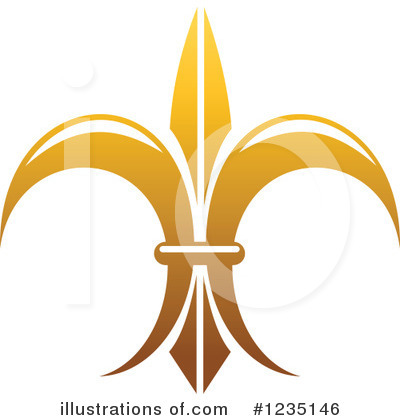 Royalty-Free (RF) Fleur De Lis Clipart Illustration by Vector Tradition SM - Stock Sample #1235146
