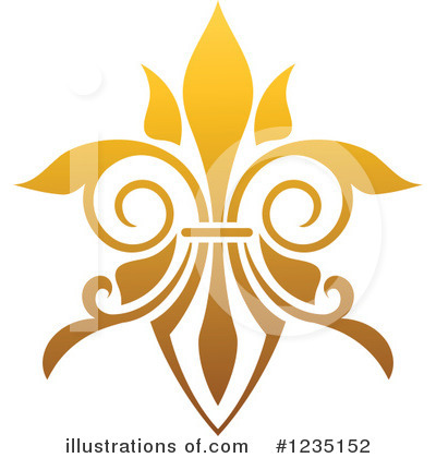 Royalty-Free (RF) Fleur De Lis Clipart Illustration by Vector Tradition SM - Stock Sample #1235152