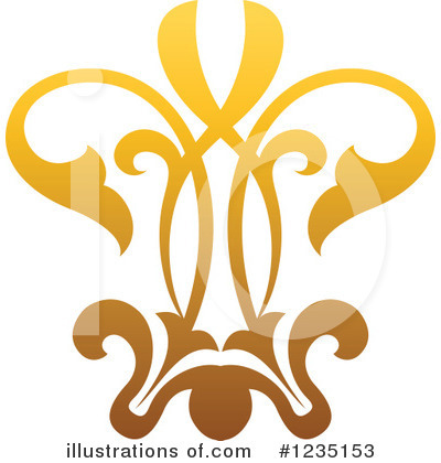 Royalty-Free (RF) Fleur De Lis Clipart Illustration by Vector Tradition SM - Stock Sample #1235153